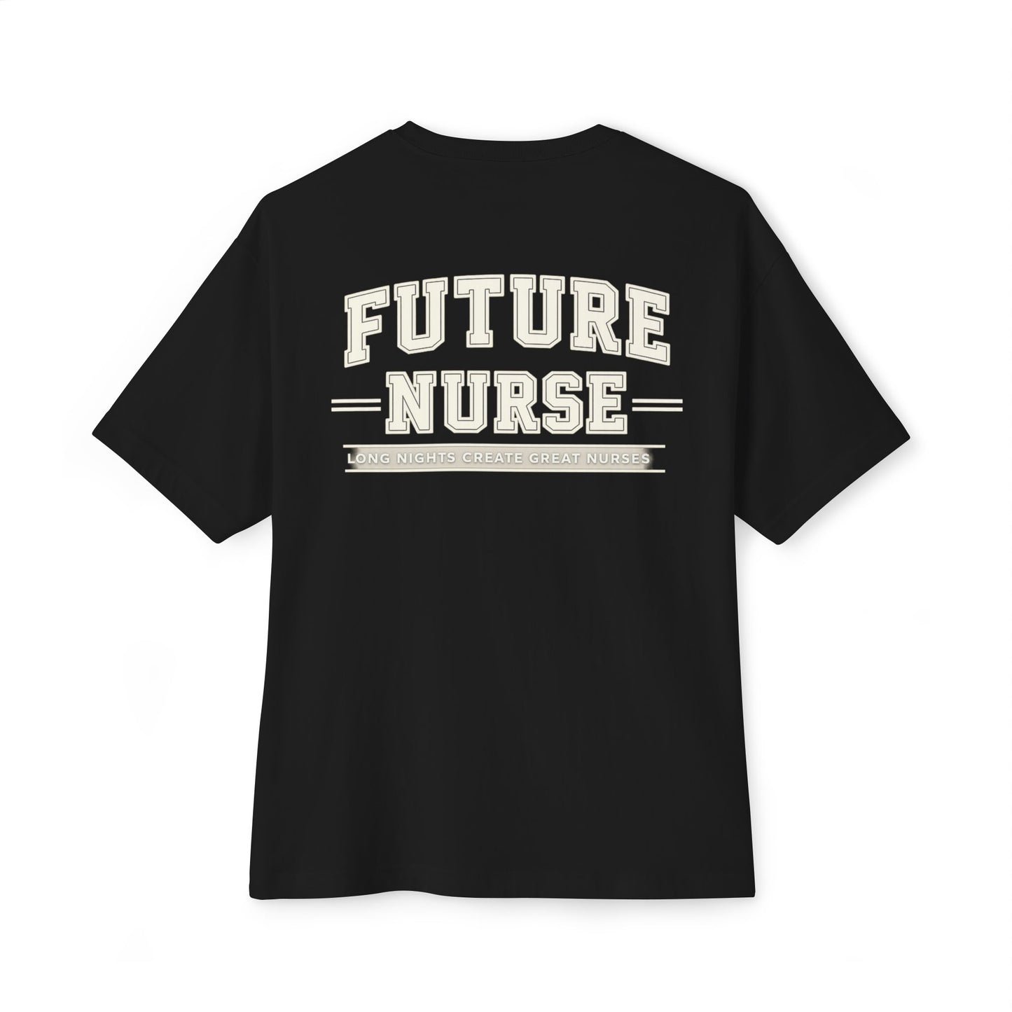 Future Nurse Tee — 'NURSE WORLD' Chest Logo, Back 'FUTURE NURSE' Inspirational Shirt