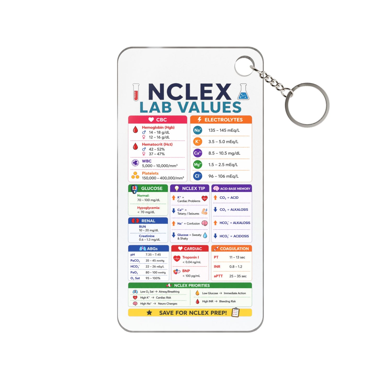 Single-Sided Printed Keychain Charm