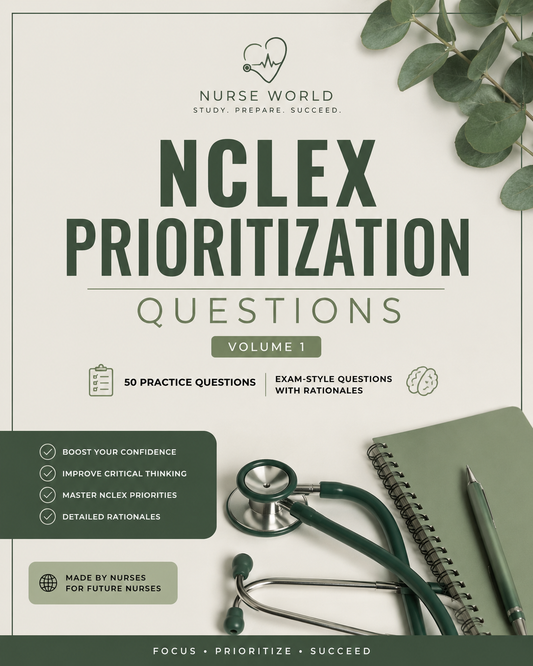 NCLEX Prioritization Questions Vol. 1