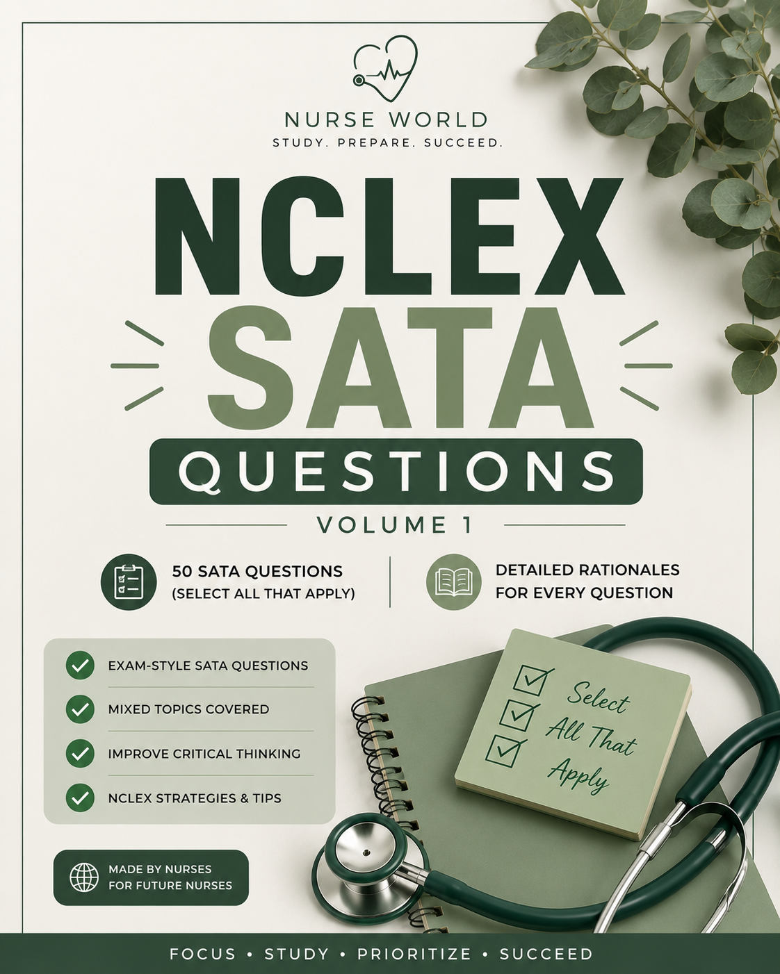 NCLEX SATA Questions Vol. 1
